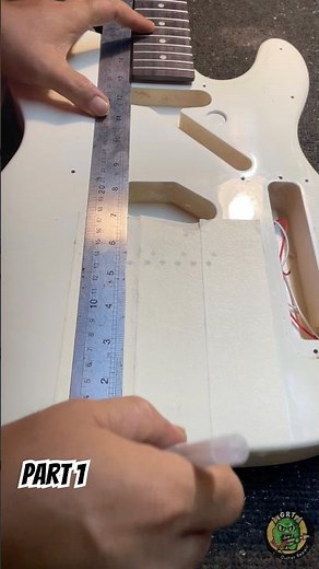 [Part1] Telecaster Bridge Installation & Positioning Scale #guitar #luthieria #luthier #guitartips
