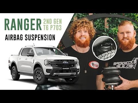 How To Install: Ford Ranger 2nd Gen T6 P703 Rear Leaf Helper Air Suspension - Airbag Man Kit RR4737