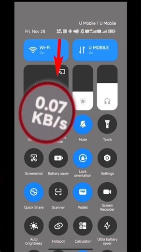 Enable internet Connection Speed on Redmi Device #smartphone #internet #mobileupdate