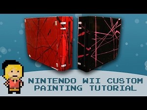 [TUTORIAL] DIY Nintendo Wii Custom Case Painting!
