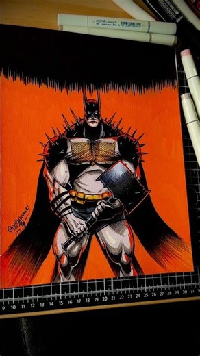 Drawing absolute Batman #comicart #batman #originalart