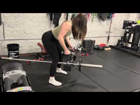 Landmine Bent Over Row with UClip Back Bar and Handles - Neutral Grip