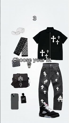 Choose your outfit☔ #drip #streetwear #outfitideas #drippyoutfit #fashion #summeroutfits