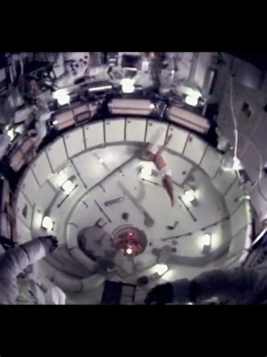 In Skylab during the 1970s, astronauts like Alan Bean took advantage of the station's warm, open interior to float, spin, and perform acrobatic flips in microgravity, demonstrating the playful freedom of movement that weightlessness allows and giving a look of life aboard America's first space station long before the ISS existed. #space #interesting #astronomy #humans #science