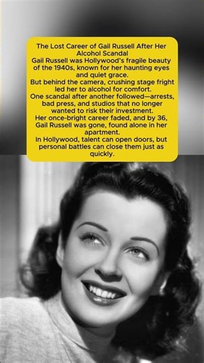 The Lost Career of Gail Russell After Her Alcohol Struggles