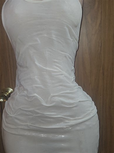 Soaked Tank Dress #fyp #lionessdesigns #handmade #wetlook #dababy | tank dress