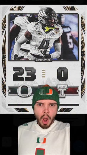 Tyler Tarabocchia on Instagram: "Oregon Shut Out Texas Tech 23-0 in Orange Bowl CFP #oregon #texastech #cfp #cfb #ncaa"