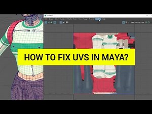 How to fix broken UVs in Autodesk Maya after applying the Separate operation? [ENG VO]