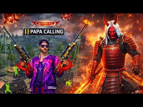 PAPA CALLING 🔥 10 YEARS OLD PLAYER DESTROYED EVERYONE 😱 | FULL ACTION