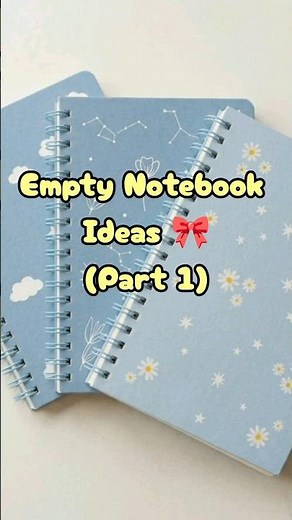 Empty Notebook Ideas ✨ | Part 1 #shorts #notebookideas #aesthetic
