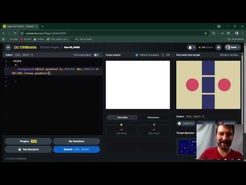 CSS Battle Daily Target - Abstract Face