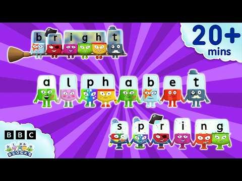 The Longest Words in Alphaland | Learn to Read and Spell for Kids Compilation | Alphablocks