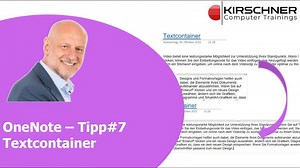 OneNote Tipp#7 OneNote Hack: So verschmilzt du Textcon-tainer mit nur einer Taste! | Robert Kirschner