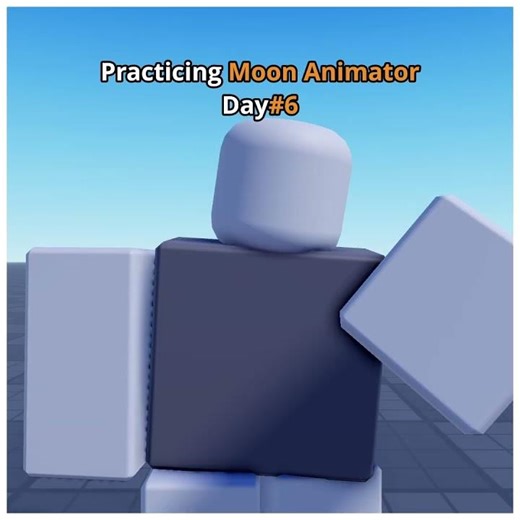 Day 6 of Moon Animator in Roblox Studio #robloxanimation #moonanimator