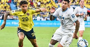 Richard Ríos celebra estreia com a seleção da Colômbia: "Um passo de cada vez"