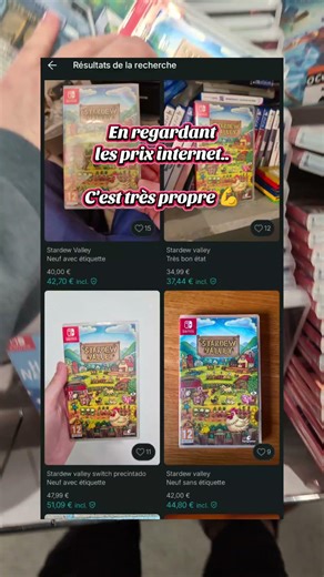 GROSSE pépite trouvée à #micromania 😍 #jeuxvidéo #stardewvalley #gaming #nintendoswitch