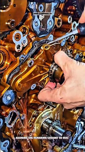 How to Replace an Engine Water Pump#shorts #satisfying #mechanic #technique #working #repair