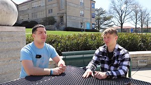 With just 30 days until commencement, two #Immaculata seniors take a trip down memory lane. What's your favorite memory from your time as a #MightyMac? 💙🤍 | Immaculata University