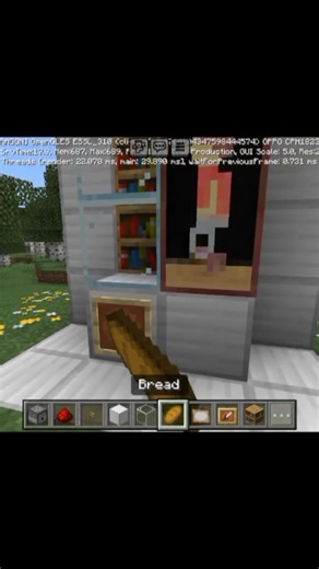 how to build a minecraft bread vendor #minecraft