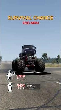 #2 Vehicle 🆚 700 MPH #automobile #beamngexperiments #beamngdrive