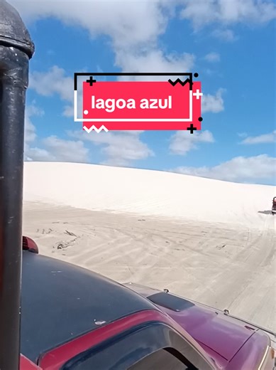 chegada na lagoa azul #lagoaazul #lençoes