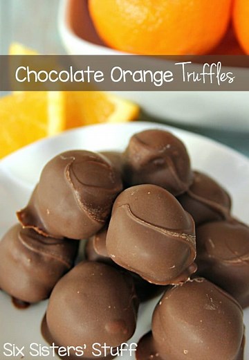 Chocolate Orange Truffles Recipe - Six Sisters' Stuff