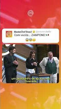 Uma verdade sobre o zampone: TEM CARA DE DELICIOSO! 🤤🧡 #MasterChefBr