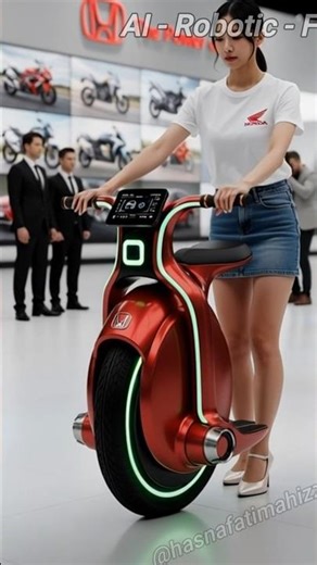 Honda’s One-Wheeled Motorcycle Steals the Show at Seoul Tech Expo 2026 automobile #japan #honda
