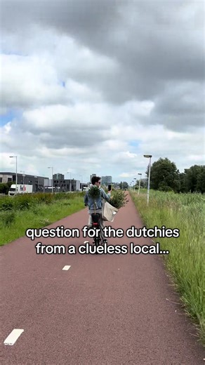 the absolute number one biggest culture shock I’ve faced in the Netherlands for sure.. list of things I’ve seen people carrying on bikes: paintings, chairs, friends, large furniture pieces… etc etc #netherlands #europe #viral #abroad #amsterdam