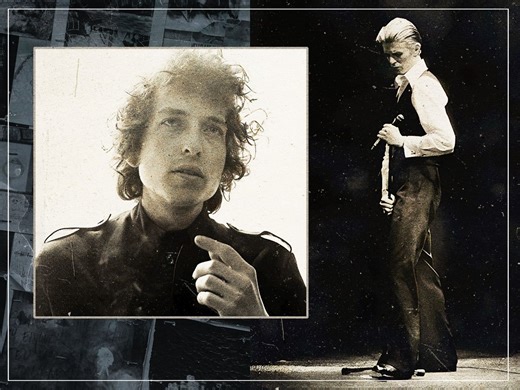 Three times David Bowie covered Bob Dylan