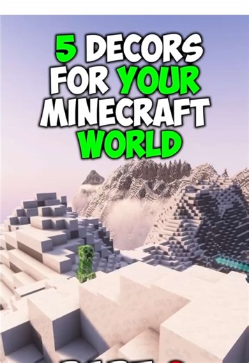 5 Unique Decorations for Your Minecraft World