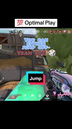 3v5 with only 20 HP and my choices are wait for a heal or take fall damage to get rez 🤭🤣😇 I was feeling a lil goofy #Valorant #valorantfunny #valorantgaming #valorantclips #SageWall