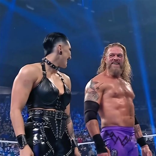 Rhea Ripley REVEALS Face with Edge 😱🔥 | Shocking WWE Moment | #wwe #shorts