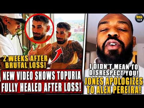 NEW Video SHOWS Ilia Topuria FULLY HEALED just 2 weeks after loss! Jones APOLOGIZES to Alex Pereira!