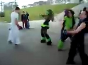 This video of cyber goths dancing underneath a bridge never gets old