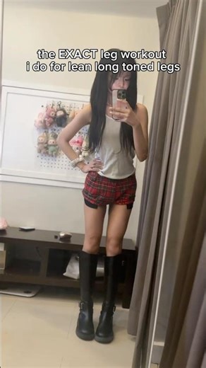 how i got lean long toned legs ‼️ leg workout