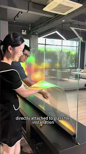 ISCRENX Transparent LED Screen | Digital Display Without Blocking Your View