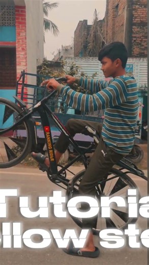 follow the steps to do wheelie #trendingshorts #stunt #cycleriding
