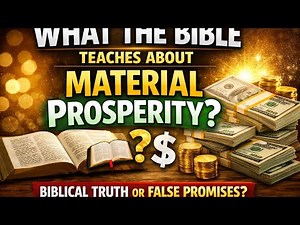 WHAT THE BIBLE TEACHES ABOUT MATERIAL PROSPERITY