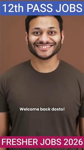 🚨 12th Pass Job 2026: Salary ₹35,000/- | No Exam | Apply Now! #shorts #jobalerts