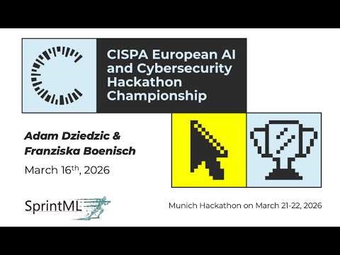 CISPA European AI & Cybersecurity Championship in Munich: Info Session