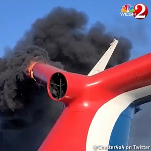 1.2M views · 1.8K reactions |  HOLY SMOKES! Passengers aboard a Carnival cruise ship took video that shows flames and black smoke come out of the ship's funnel while docked in Grand Turk. The ship left Port Canaveral on Monday. https://bit.ly/3Gljbyb | WESH 2 News | Facebook