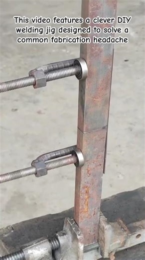 homemade welding clamp #Welding #DIYTools #MetalFabrication #shorts
