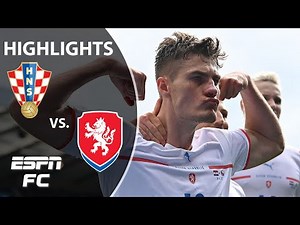 CONTROVERSY?! Patrik Schick & Perisic score in Croatia-Czech Republic draw | Highlights | ESPN FC