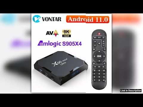 X96Max Plus Ultra Smart TV Box Android 11 Amlogic S905X4 4GB 64GB TVBOX 8K Wifi BT X96 Max Media Pl