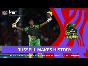 Andre Russell Smashes FASTEST-EVER CPL Century and Half Century!