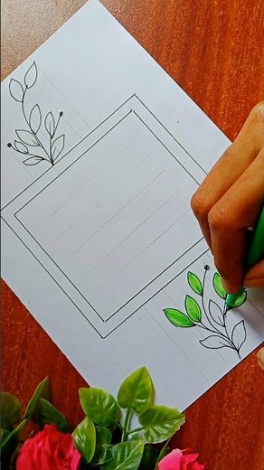 border design for projects//Front Page design for project easy and beautiful