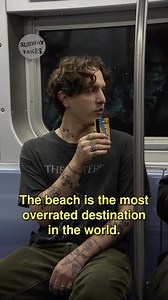 Episode 49: The beach sucks! (Beach Fossils are going on tour this fall. Check the link in bio to see if they’re coming to your city 🌊) 🎤 @kareem 🎥 @willemholzer and @anthonydimieri #nyc #newyorkcity #podcast #subway #hottakes #interview #conversations #nycsubway #subwaytakes #beach #beachfossils | SubwayTakes