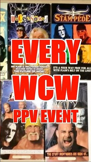 Every WCW PPV Event Show #WCW #worldchampionshipwrestling