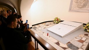 Pope Emeritus Benedict XVI's tomb open to the public